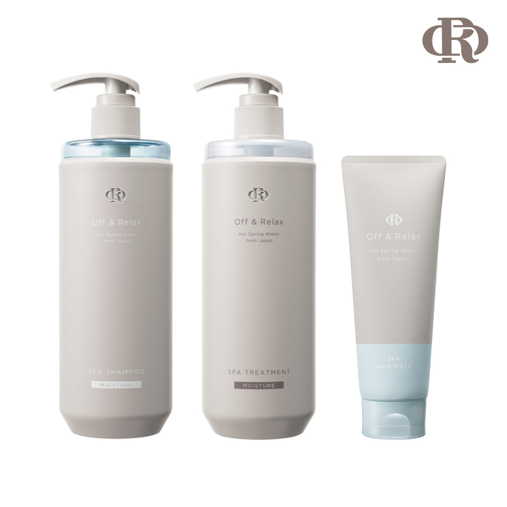 Off & Relax Moisture Wash, Care & Mask Bundle