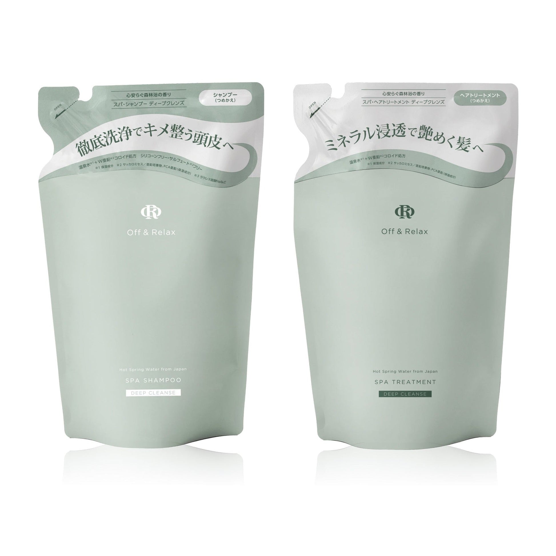 Off & Relax Deep Cleanse Refill — Shampoo & Treatment