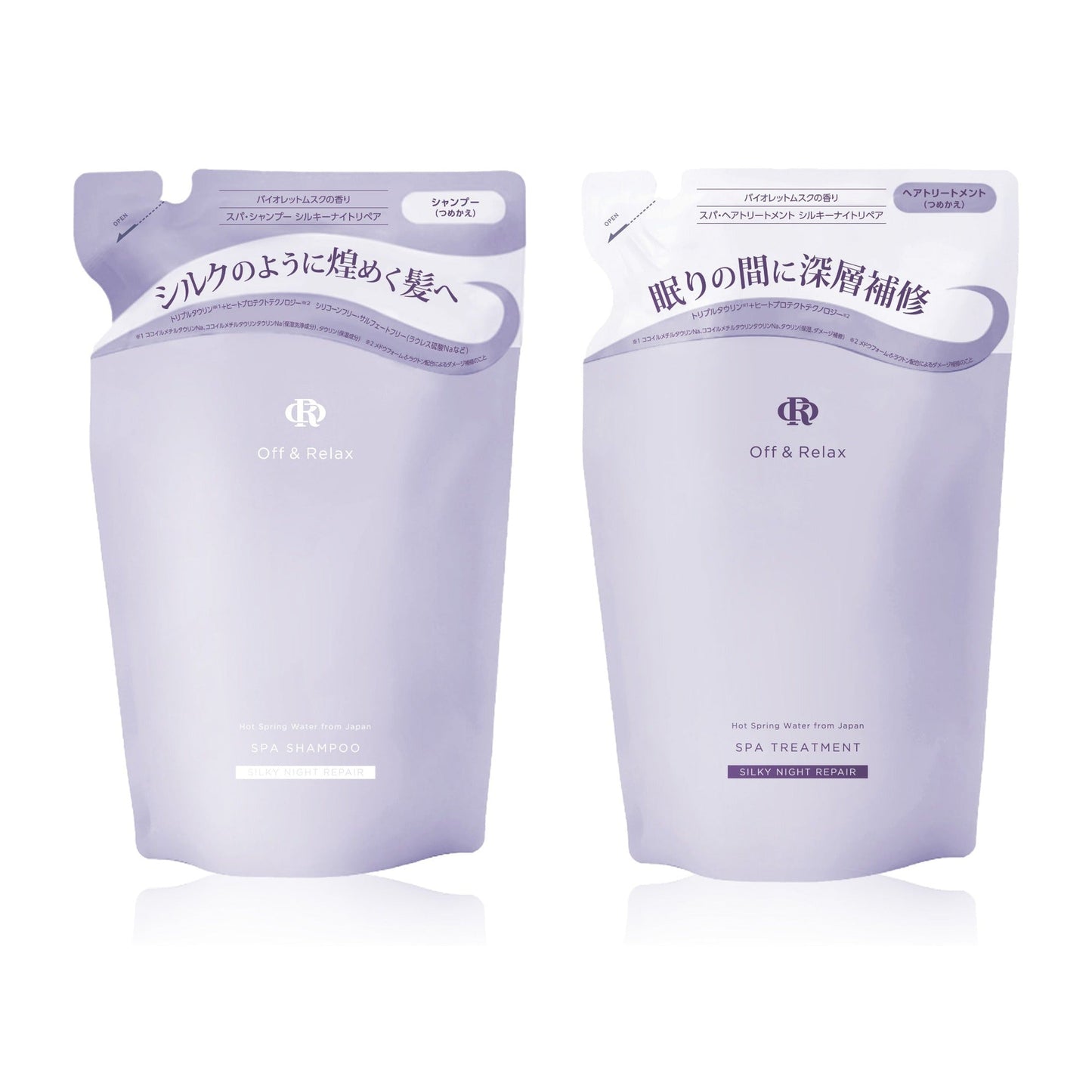 Off & Relax Silky Night Repair Refill — Shampoo & Treatment