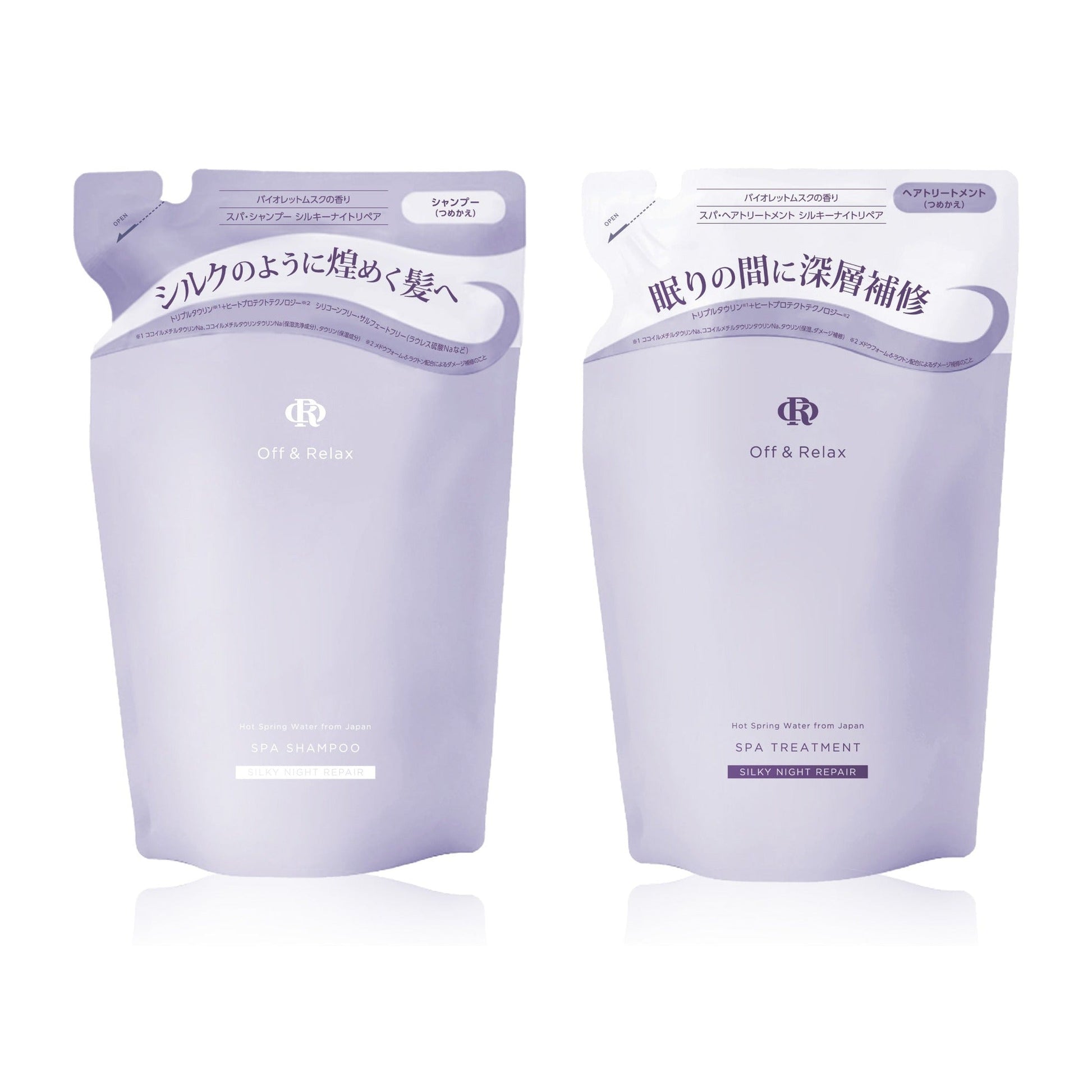 Off & Relax Silky Night Repair Refill — Shampoo & Treatment